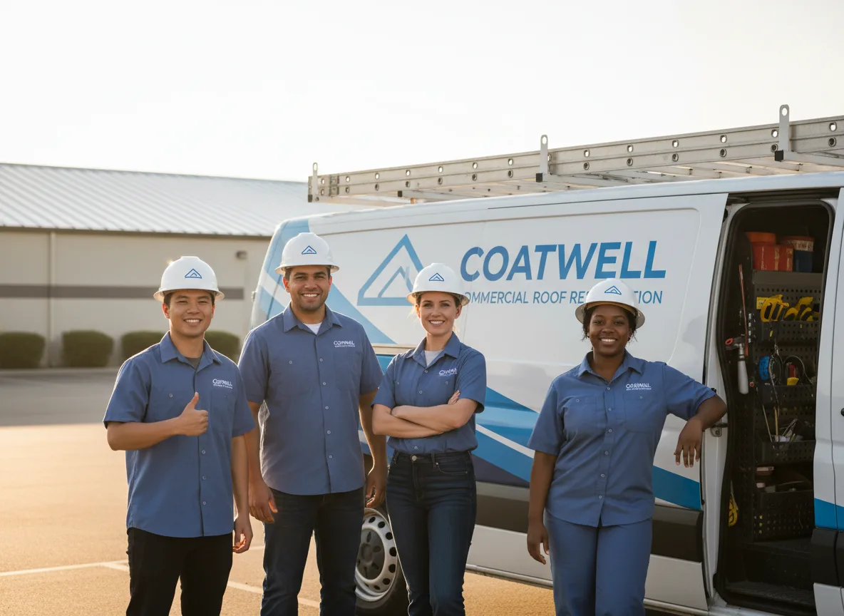 Commercial roof coating company in Ogallah, KS